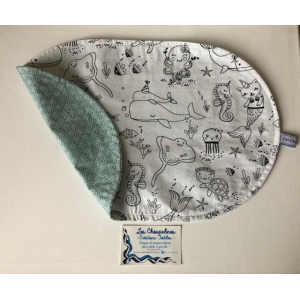 Set de table à colorier marin