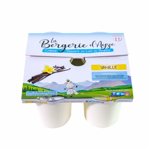Pack 4 yaourt brebis bio 'vanille'