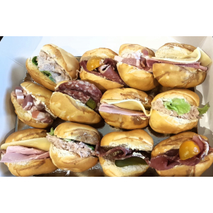 Assortiment de mini-mauricettes garnies