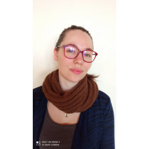 Kit pour tricoter votre snood en alpaga