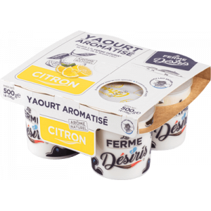 Yaourts aromatisés citron