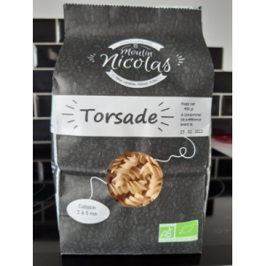 Pâtes blanches - torsade