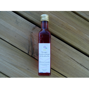 Vinaigre gastronomique kombucha hibiscus lava