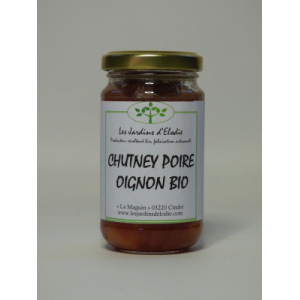 Chutney poire et oignon rouge