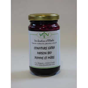 Confiture extra maison bio 'pomme mure'