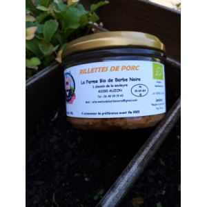 Rillettes de porc bio