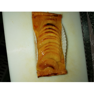 Tarte aux pommes à la compotée safranée