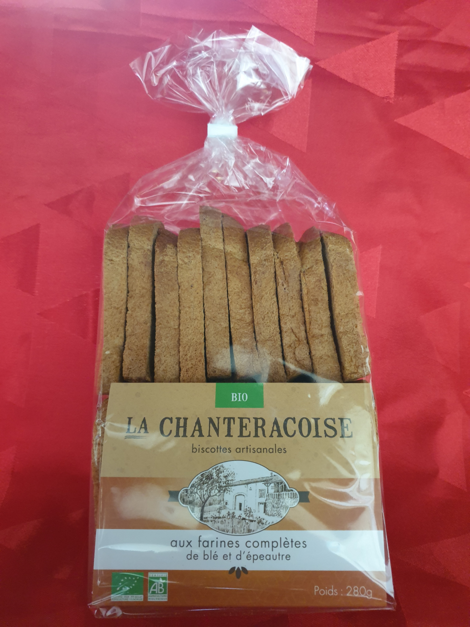La chanteracoise : biscotte bio blé/épeautre - 280 g - Boulangerie Billaud  
