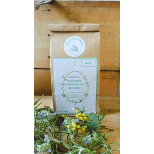 Infusion au romarin et mimosa bio du médoc
