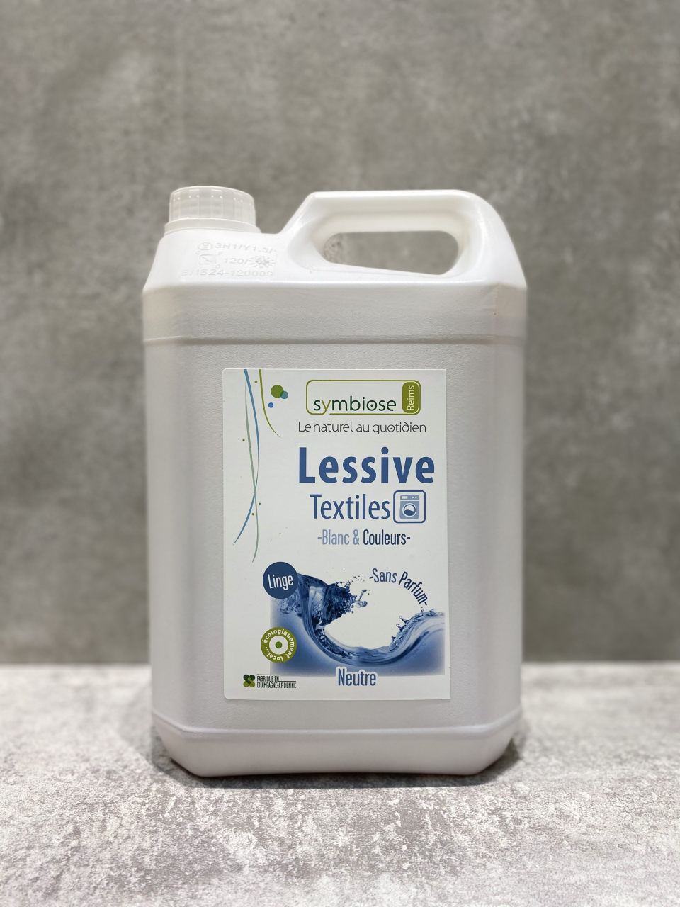 Lessive liquide sans parfum - 5 L - Symbiose Reims 