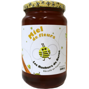 Miel de fleurs 500g
