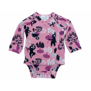 Body cache coeur « lapins » bio