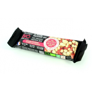 Barre protéinée grenade et framboise