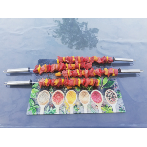 Viande à brochettes