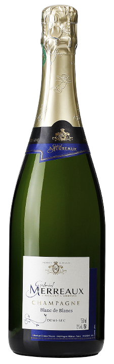 Champagne gabriel merreaux demi-sec 75cl - 0.75 L - Champagne
