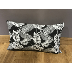 Coussin rectangle noir & blanc