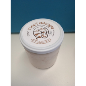 Yaourt brassé à la confiture de châtaigne