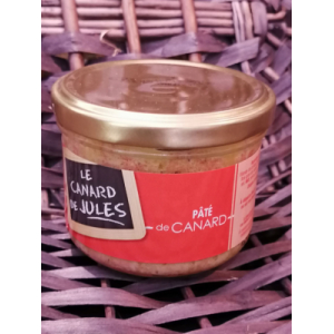 Pâté de canard 10% foie gras 190g