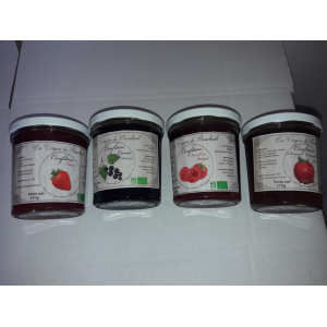 Confiture bio de poire avec morceaux 370gr