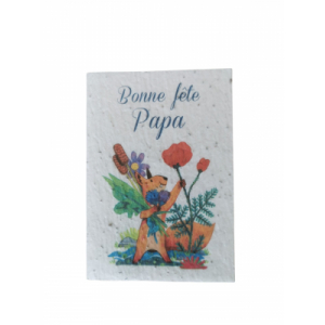 Carte à planter 'bonne fête papa'