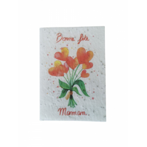 Carte à planter 'bonne fête maman'