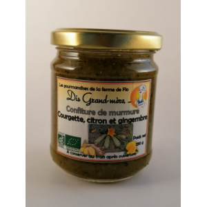 Confiture de courgette, citron et gingembre