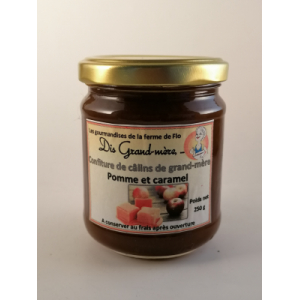 Confiture de pomme et caramel en 250 g