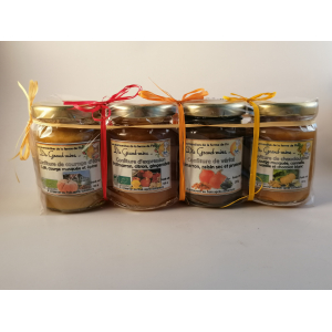 Lot de 4 confitures en 125 g