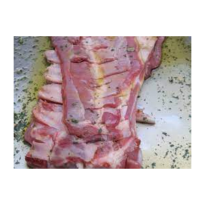 Poitrine d'agneau aux herbes