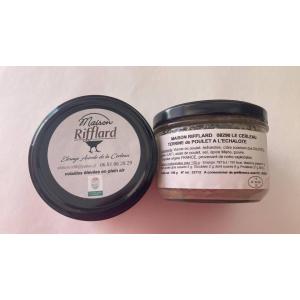 Terrine de poulet a l'échalote