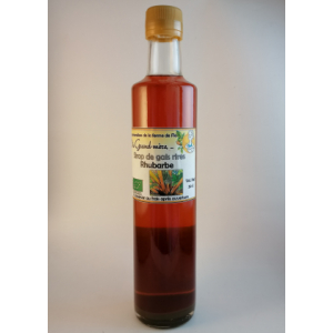 Sirop de rhubarbe