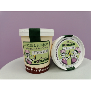 Crème glacée citron vert