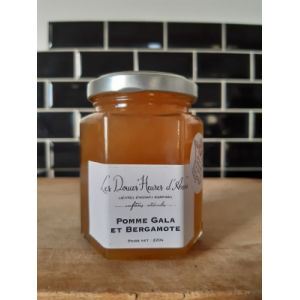 Confiture pomme gala et bergamote