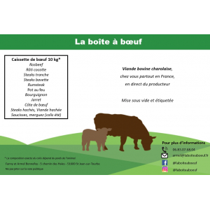 Caissette de boeuf 10kg