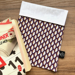 Pochette à livre - fleurs