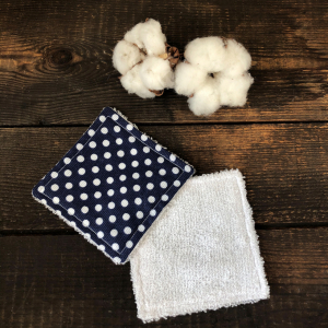 Lingette - pois blancs