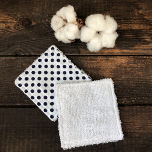 Lingette - pois bleus