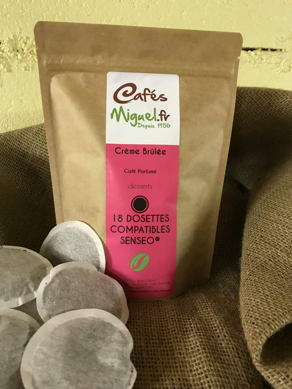 Café Caramel Beurre Salé - Aromatisé, Dosettes souples senseo