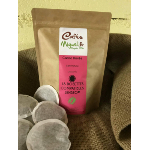 Café dosette senseo crème brûlée