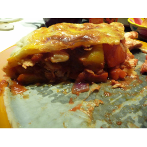 Tourte poulet basquaise 4 personnes