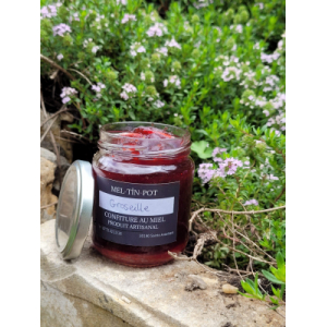 Confiture au miel et groseilles