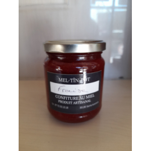 Confiture au miel et à la fraise
