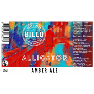 75cl amber ale alligator (ambrée)