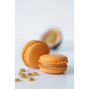 Macaron fruit de la passion d'equateur x6