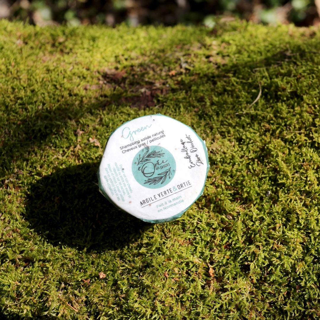 Shampoing green - cheveux gras / pellicules - 60 g - asseline derrepas