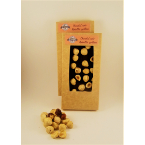 Tablette chocolat noir noisette