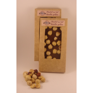Tablette chocolat lait noisette