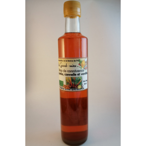 Sirop de rhubarbe, cannelle et vanille en 50