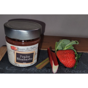 Confiture fraise rhubarbe