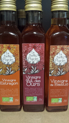 Vinaigre au basilic bio ddm courte